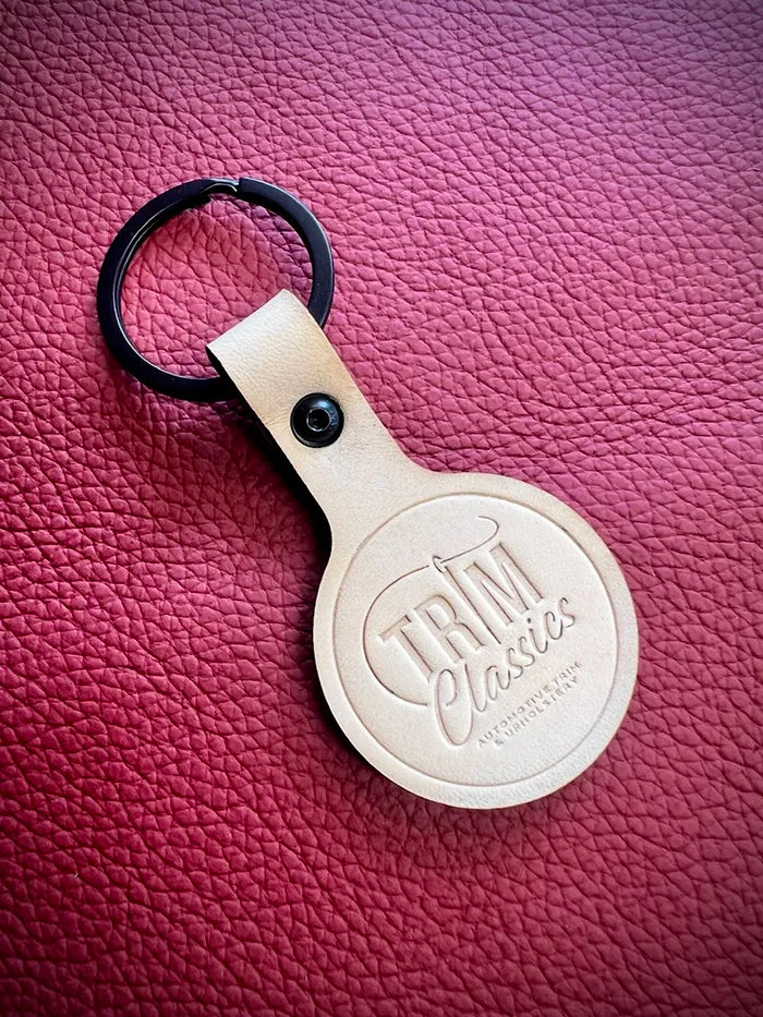 Key Ring on Red Leather