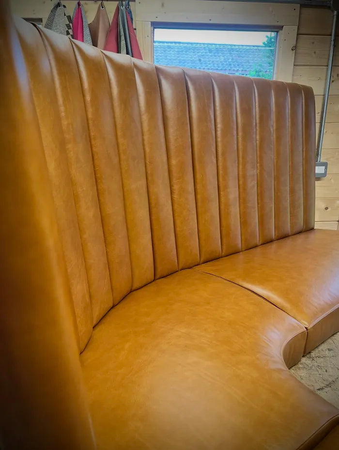 Leather Corner Banquette