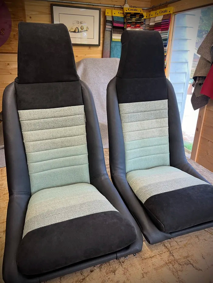 Porsche 914 Cloth and Alcantara seats