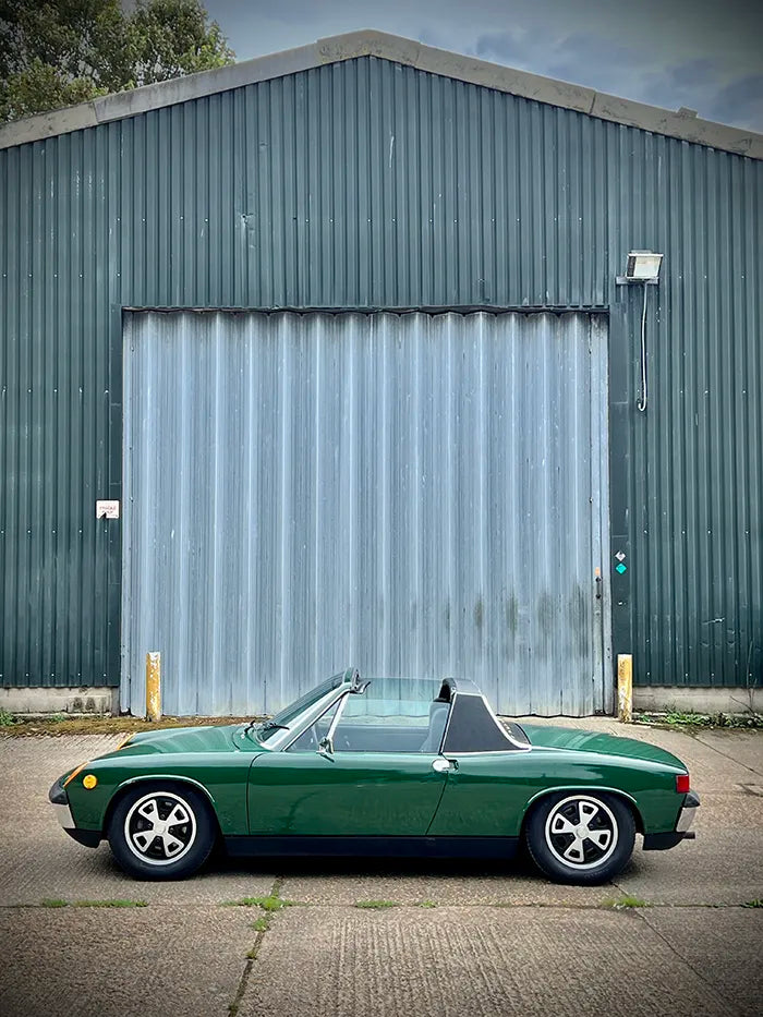 Porsche 914 Irish Green Side Shot